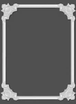 Chenar decorativ din poliuretan B16-2 - 26.5x26.5x2 cm