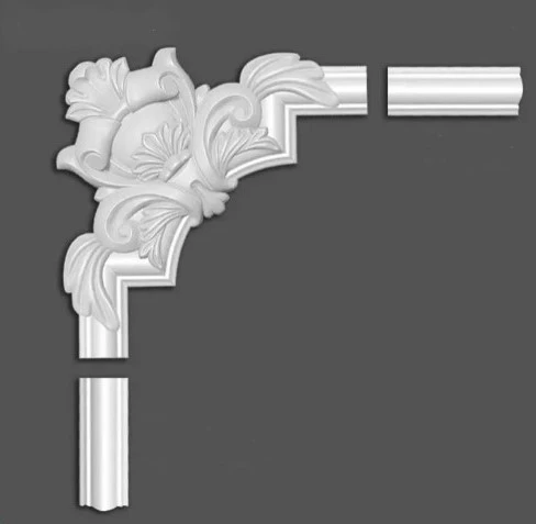 Chenar decorativ din poliuretan B16-2 - 26.5x26.5x2 cm