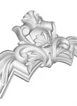 Chenar decorativ din poliuretan B16-2 - 26.5x26.5x2 cm