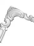 Chenar decorativ din poliuretan B16-3 - 22x22x2 cm