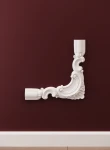 Chenar decorativ din poliuretan B16-3 - 22x22x2 cm