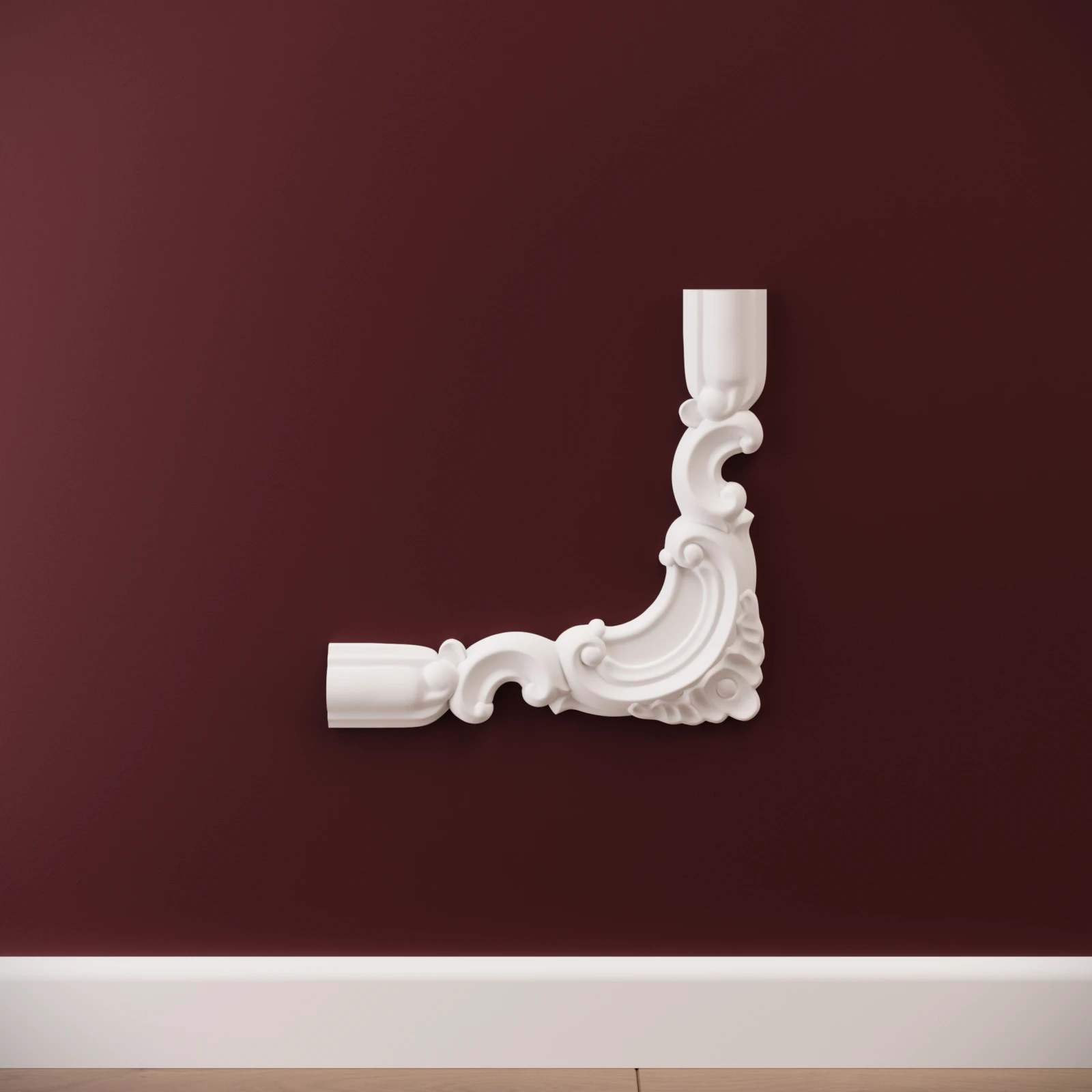Chenar decorativ din poliuretan B16-3 - 22x22x2 cm
