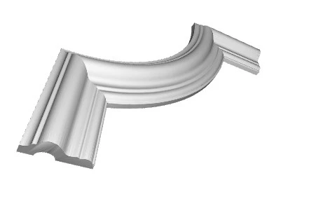 Chenar decorativ din poliuretan B17-1 - 20.5x20.5x1.7 cm