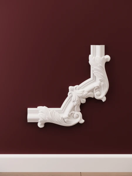 Chenar decorativ din poliuretan B17-2 - 25.8x25.8x1.7 cm cm