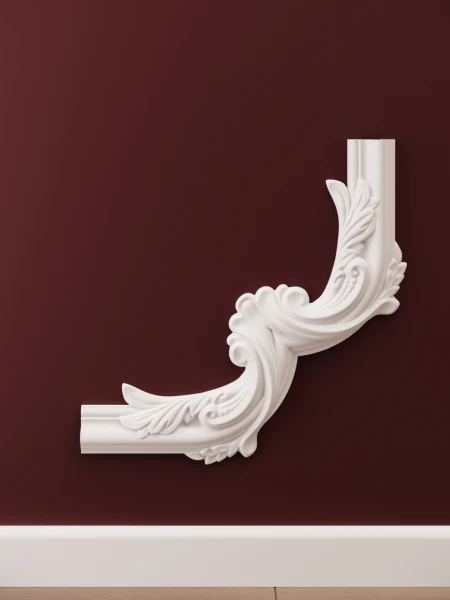 Chenar decorativ din poliuretan B17-3 - 29.6x29.6x1.7 cm