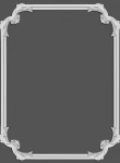 Chenar decorativ din poliuretan B17-3 - 29.6x29.6x1.7 cm