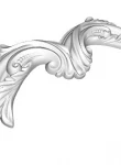 Chenar decorativ din poliuretan B17-3 - 29.6x29.6x1.7 cm