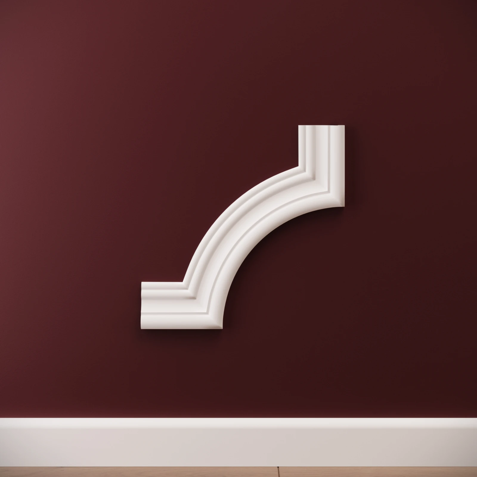Chenar decorativ din poliuretan B19-1 - 22.5x22.5x1.5 cm