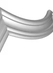 Chenar decorativ din poliuretan B19-1 - 22.5x22.5x1.5 cm