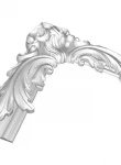 Chenar decorativ din poliuretan B19-2 - 28x28x3 cm