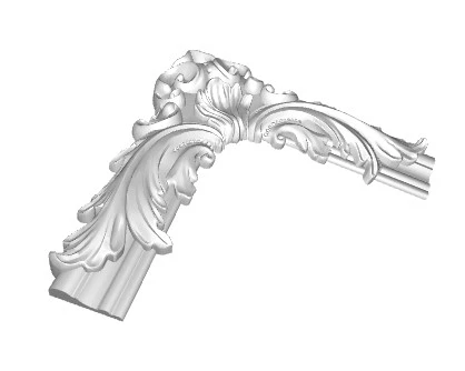 Chenar decorativ din poliuretan B19-2 - 28x28x3 cm
