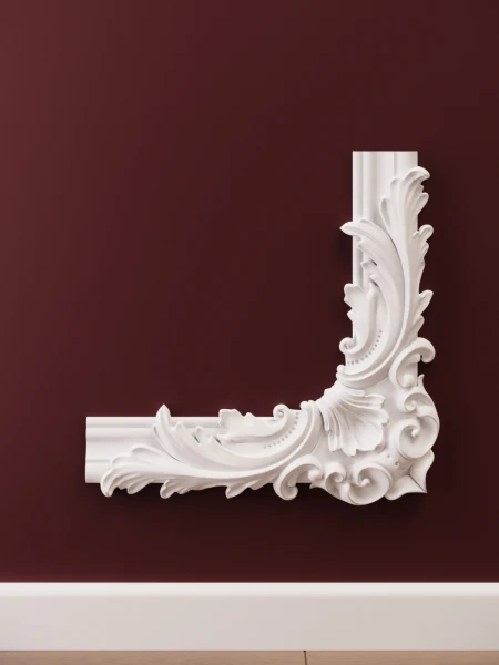 Chenar decorativ din poliuretan B19-2 - 28x28x3 cm