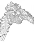 Chenar decorativ din poliuretan B19-3 - 26.8x26.8x3 cm