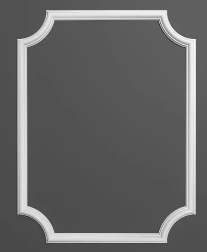 Chenar decorativ din poliuretan B21-1 - 15.1x15.1x1.2 cm