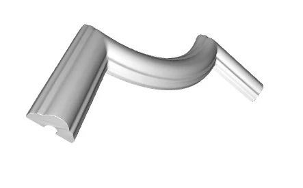 Chenar decorativ din poliuretan B21-1 - 15.1x15.1x1.2 cm