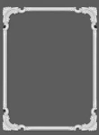 Chenar decorativ din poliuretan B21-2 - 19.5x19.5x1.2 cm