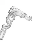 Chenar decorativ din poliuretan B21-2 - 19.5x19.5x1.2 cm