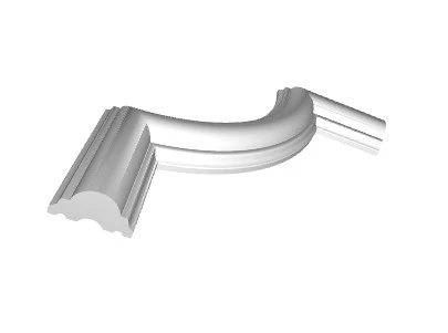 Chenar decorativ din poliuretan B22-1 - 15.4x15.4x1.6 cm