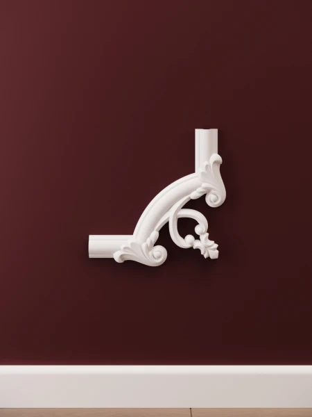 Chenar decorativ din poliuretan B22-2 - 18x18x1.6 cm