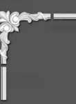 Chenar decorativ din poliuretan B22-3 - 28x28x1.6 cm