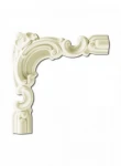 Chenar decorativ din poliuretan CR810BL - 20x1.8x19 cm