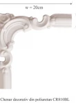 Chenar decorativ din poliuretan CR810BL - 20x1.8x19 cm