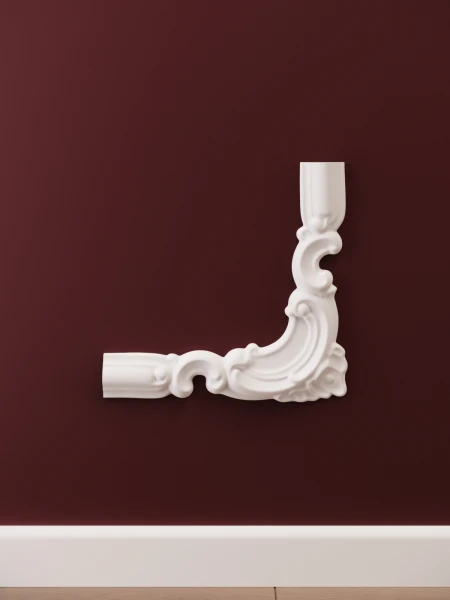 Chenar decorativ din poliuretan CR810BR - 20x1.8x19 cm