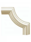 Chenar decorativ din poliuretan CR810C - 14.5x1.8x14.5 cm