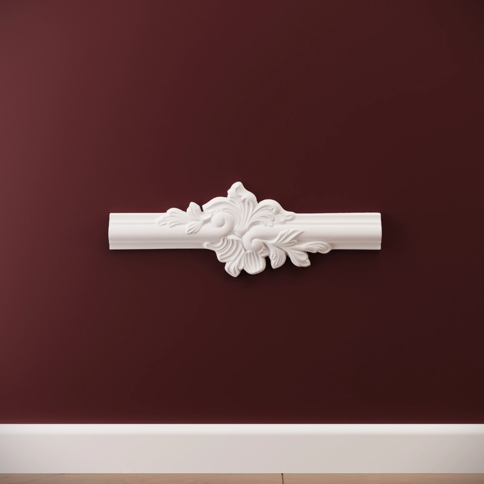 Chenar decorativ din poliuretan CR810D - 11x2x24.5 cm