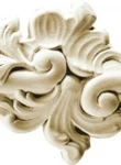 Chenar decorativ din poliuretan CR810D - 11x2x24.5 cm