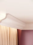 Cornisa decorativa din polimer rigid C10 - 7.8x7.8x200 cm