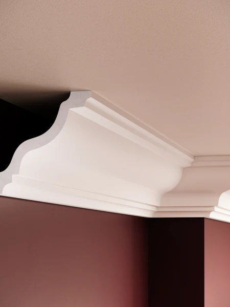 Cornisa decorativa din polimer rigid C11 - 10.8x11.2x200 cm