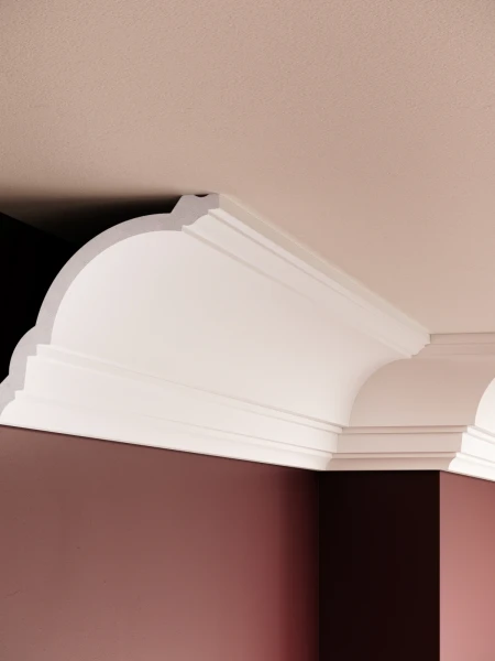 Cornisa decorativa din polimer rigid C18 - 11x12.4x200 cm