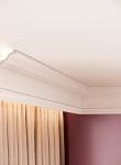 Cornisa decorativa din polimer rigid C19 - 9.7x4.8x200 cm