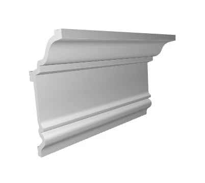 Cornisa decorativa din polimer rigid C19 - 9.7x4.8x200 cm