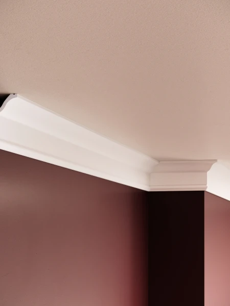 Cornisa decorativa din polimer rigid C23 - 5.7x2.9x200 cm