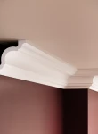 Cornisa decorativa din polimer rigid C8 - 8x8x200 cm