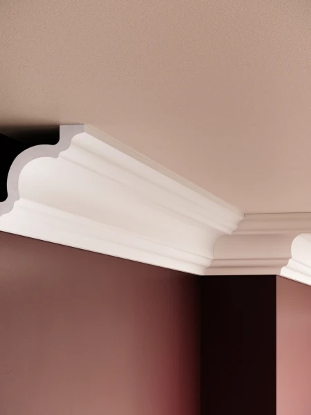 Cornisa decorativa din polimer rigid C8 - 8x8x200 cm