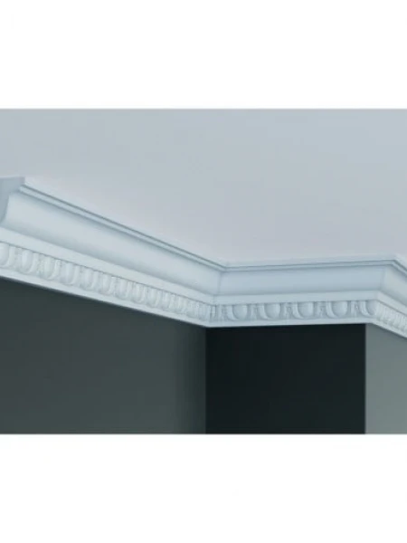 Cornisa decorativa din poliuretan C728 - 7.7x4.3x200 cm