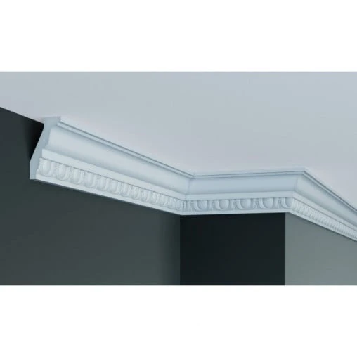Cornisa decorativa din poliuretan C728 - 7.7x4.3x200 cm