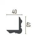 Cornisa decorativa din poliuretan P817 - 4x4x200 cm