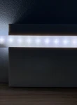 Difuzor de lumina LED din PVC, alb, 2.2x100 cm