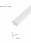 Panou decorativ 3D din polimer rigid, model Riflaj WP4 NEW - 13x1.2x270 cm