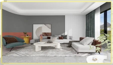 Panou riflaj decorativ 3D din polimer rigid, model Dune - 13x1.2x250 cm
