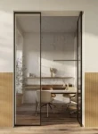 Panou riflaj decorativ 3D din polimer rigid, model Moon - 12.2x1.2x250 cm