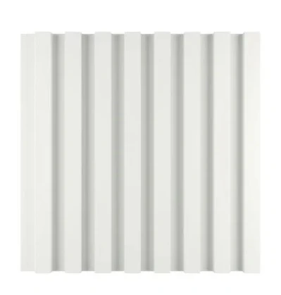 Panou riflaj decorativ 3D din polimer rigid, model Steps - 12x2.1x250 cm