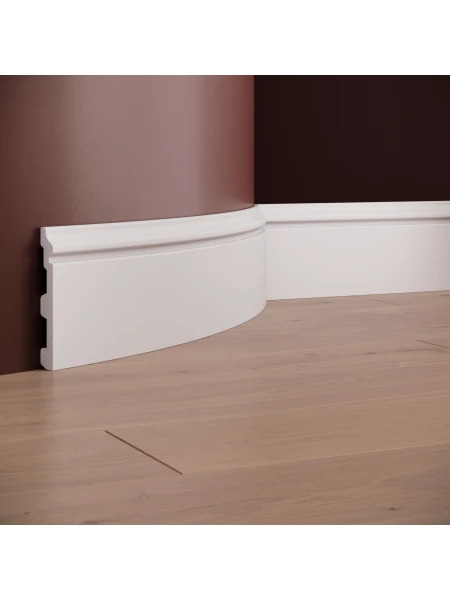 Plinta decorativa din polimer rigid S13 - 12x1.5x200 cm