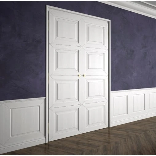 Plinta decorativa din polimer rigid S14 - 12x1.6x200 cm