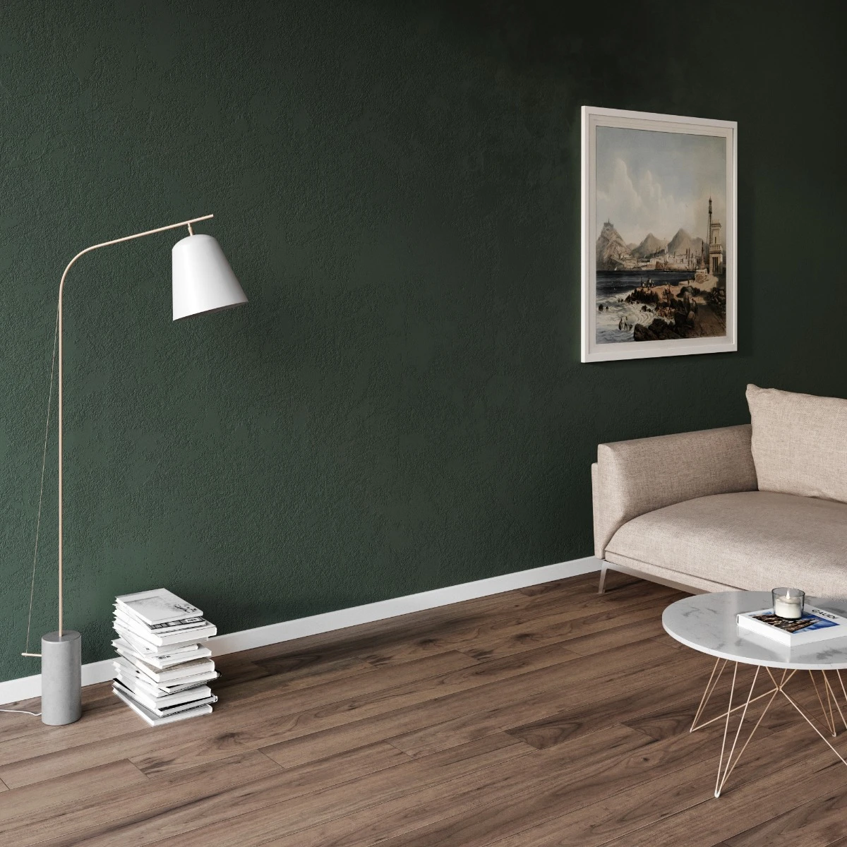 Plinta decorativa din polimer rigid S16 - 5.8x1.8x200 cm