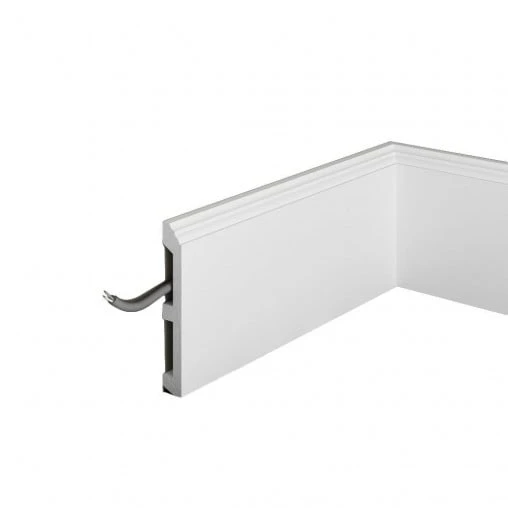 Plinta decorativa din polimer rigid S20 - 11.9x1.8x200 cm